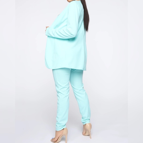 Payin' It Forward Blazer Set - Mint - Picture 3 of 7